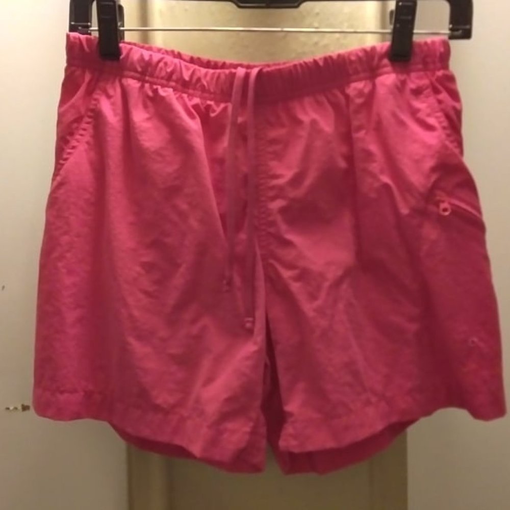 North Face pink shorts